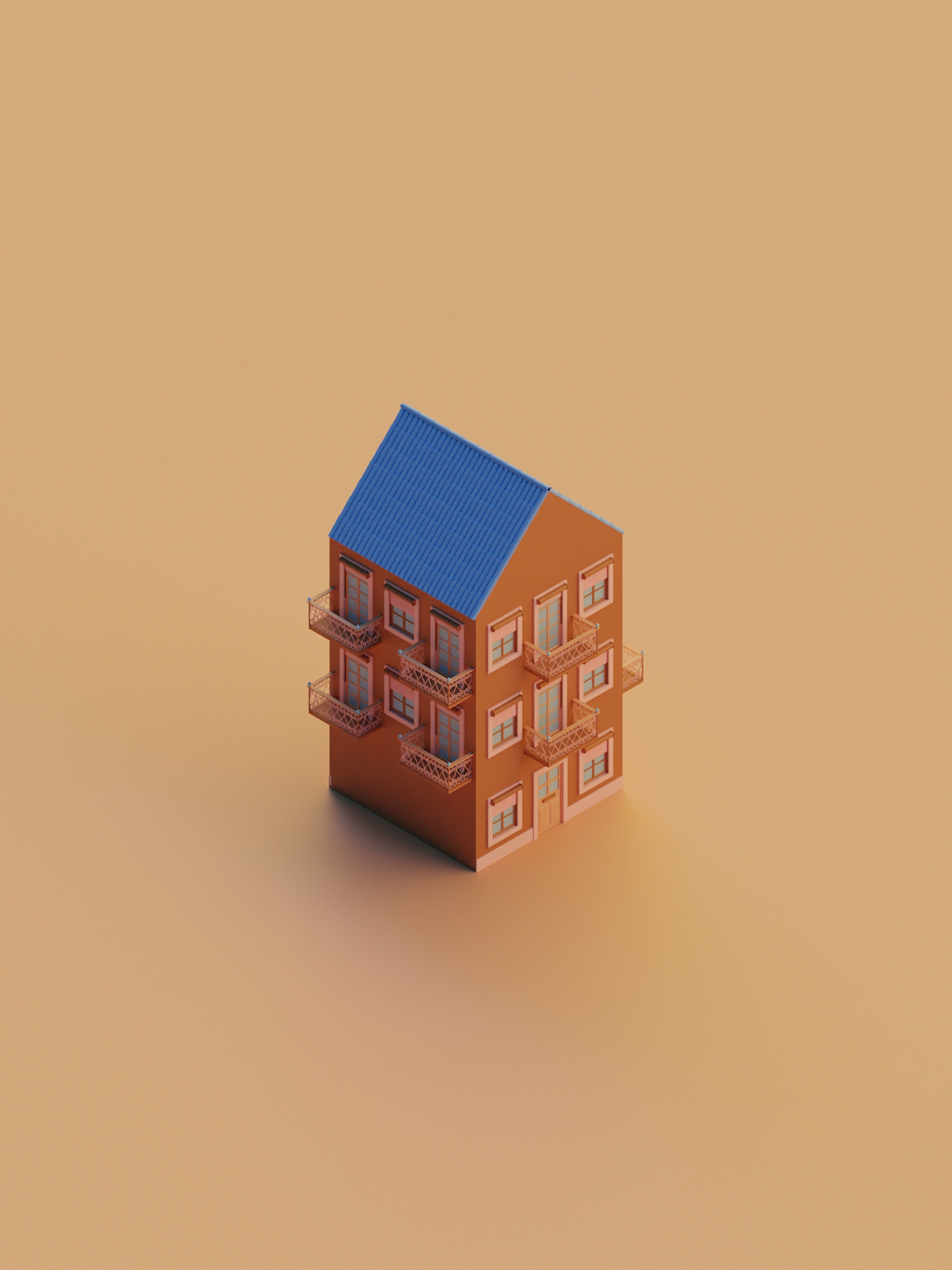 3D color concept art ILLUSTRATION  Isometric Low Poly lowpoly mobile Render videogame