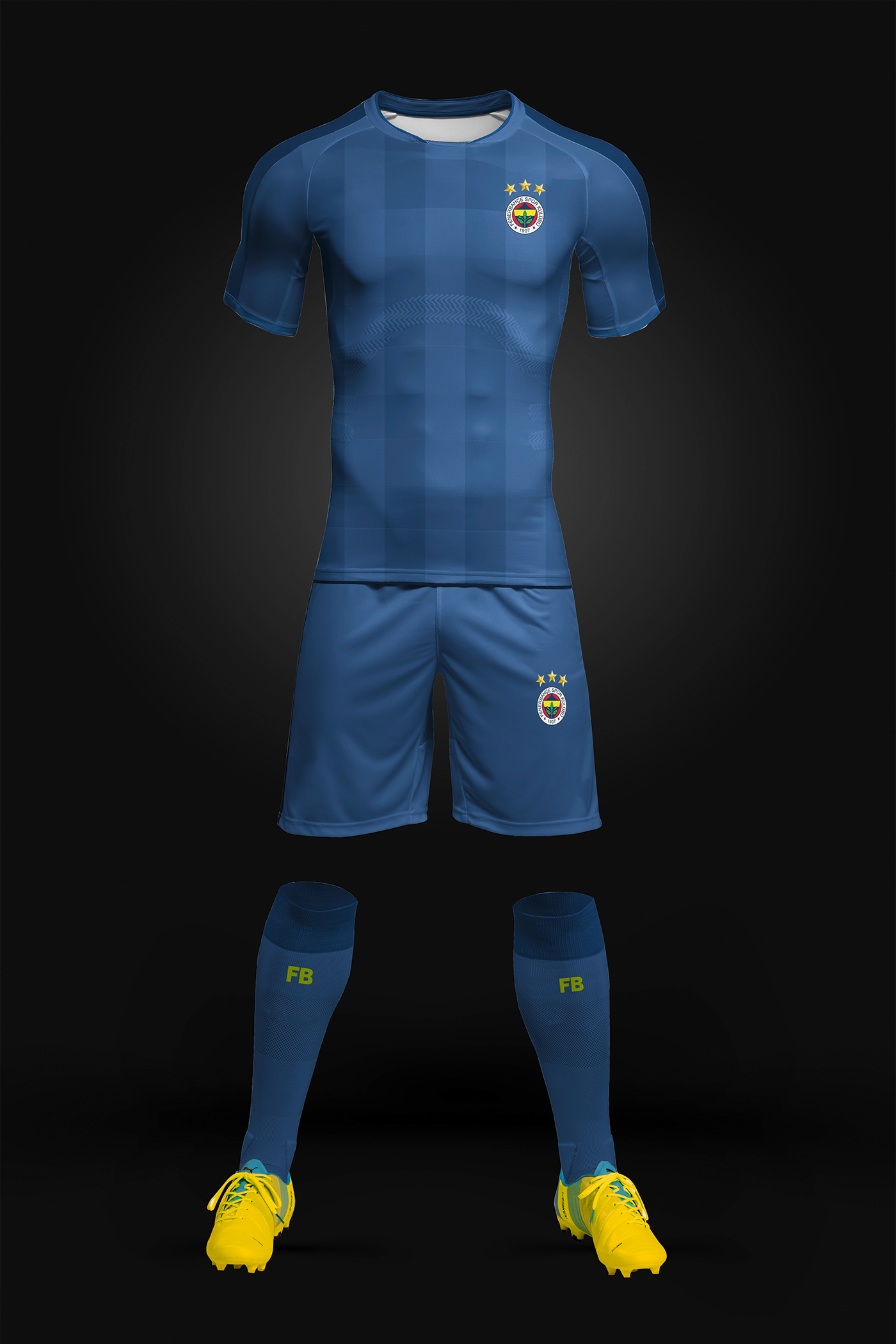 spor Futbol uniform textile design Fenerbahçe