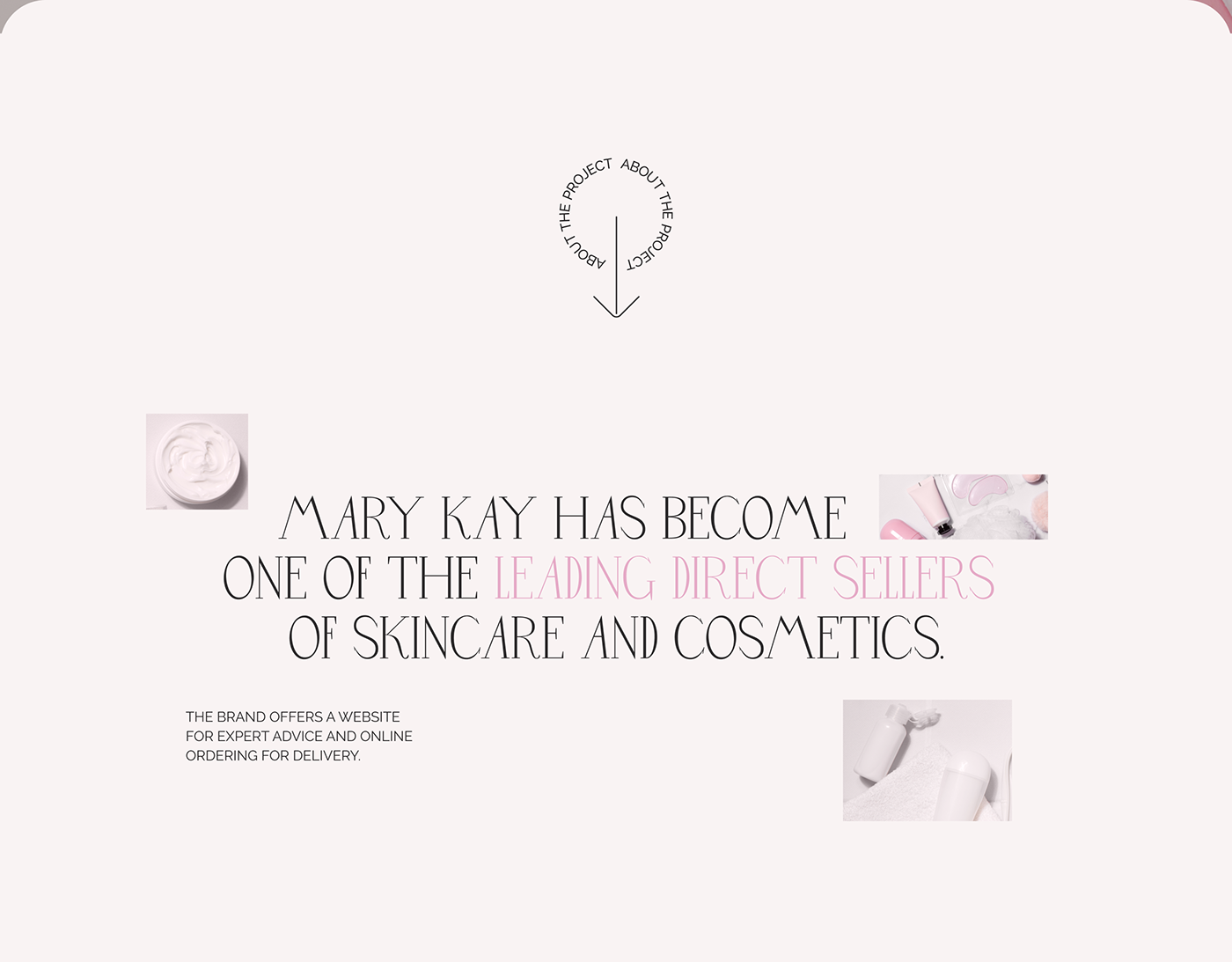 design ux/ui Web Design  redesign e-commerce visual cosmetics online store skincare beauty