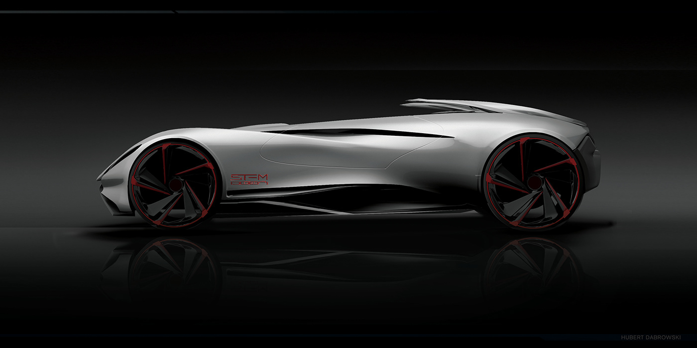design roadster concept art automotive   Surfaces Emotional car Project degree