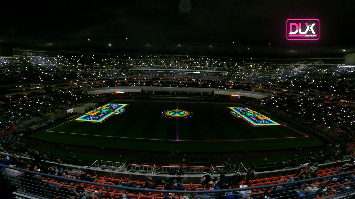 Image may contain: night and stadium