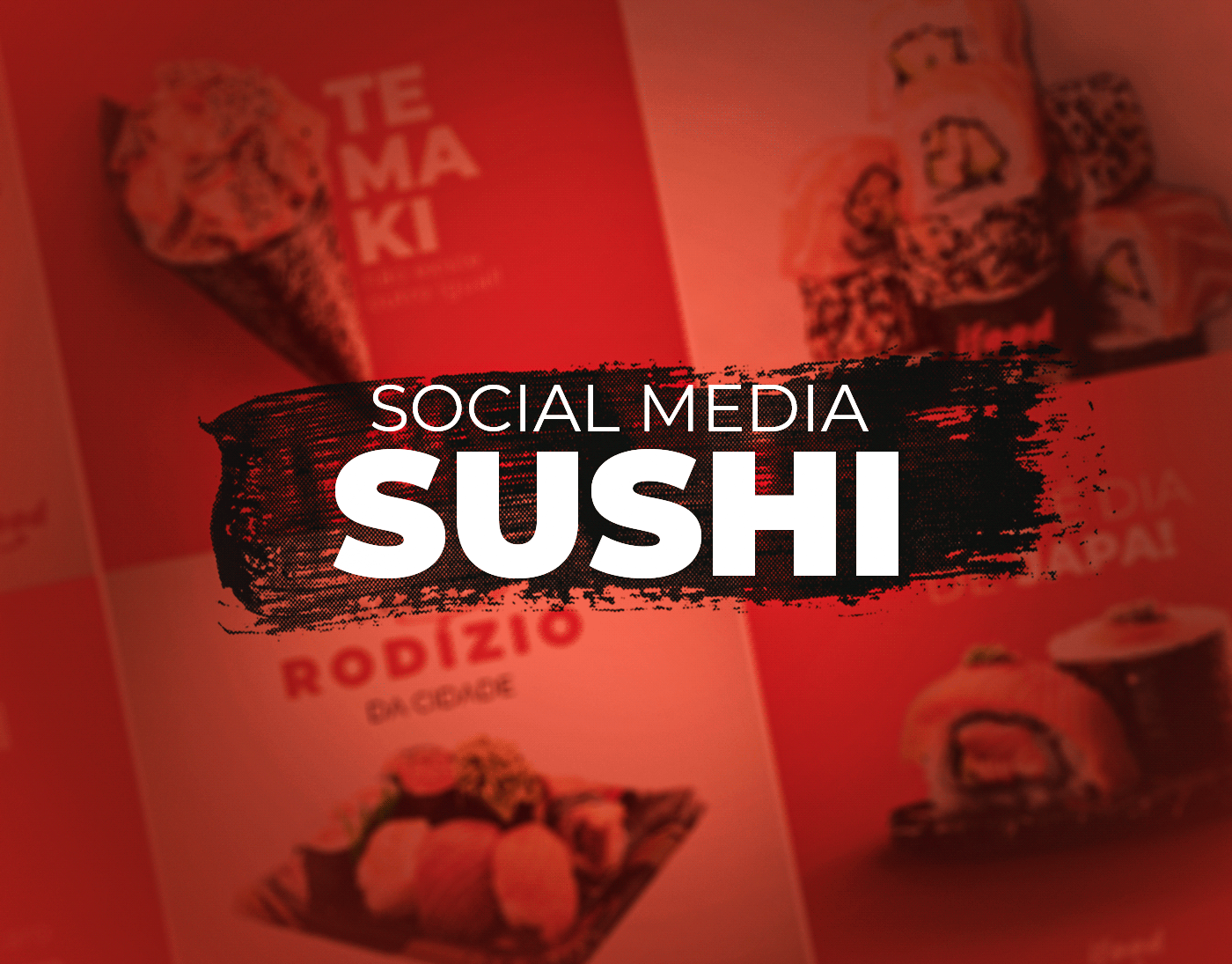 Sushi flyer Social media post Redes Sociais Comida Japonesa Instagram Post social media designer infoproduto design gráfico