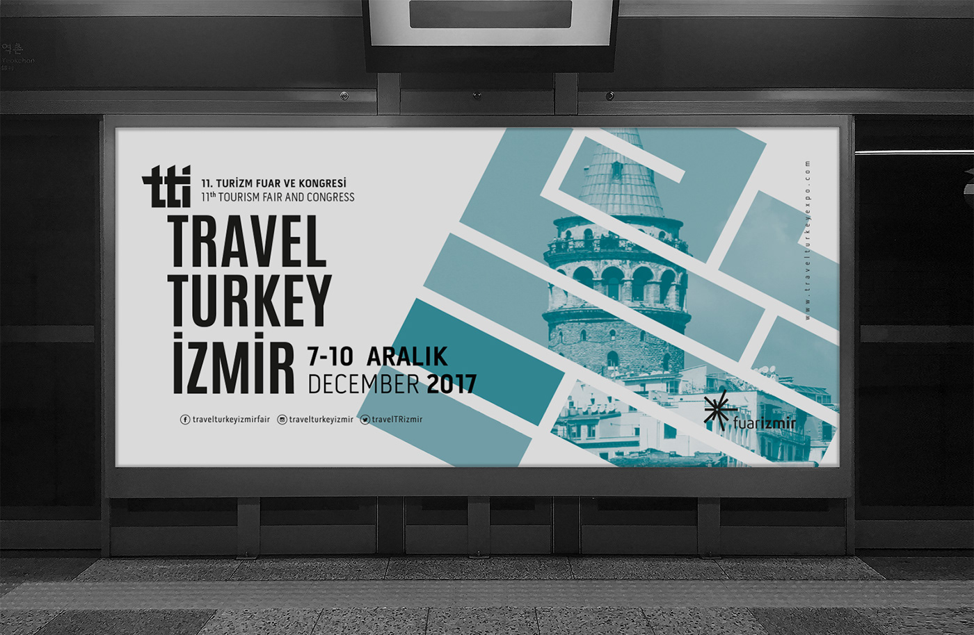 graphic design poster branding  ıdentıty logo mark tourism Fair