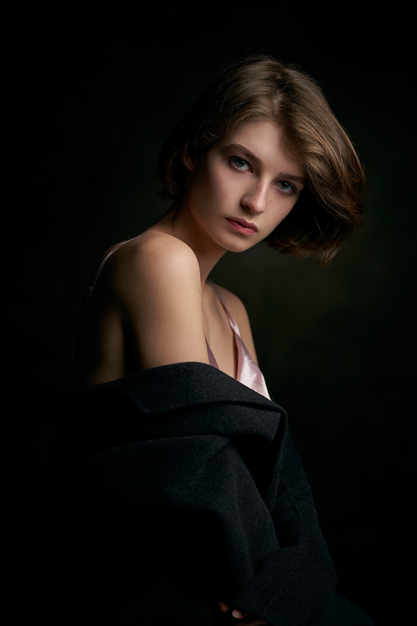 beauty Fashion  lowkey model Photography  photoshoot portrait Sony studio woman