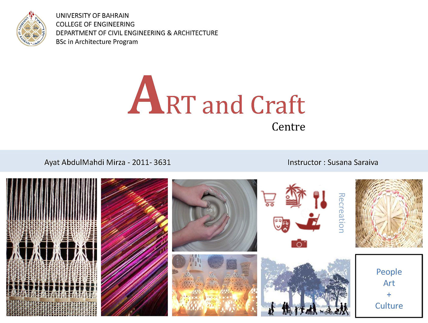 architecture arts & crafts graduation project