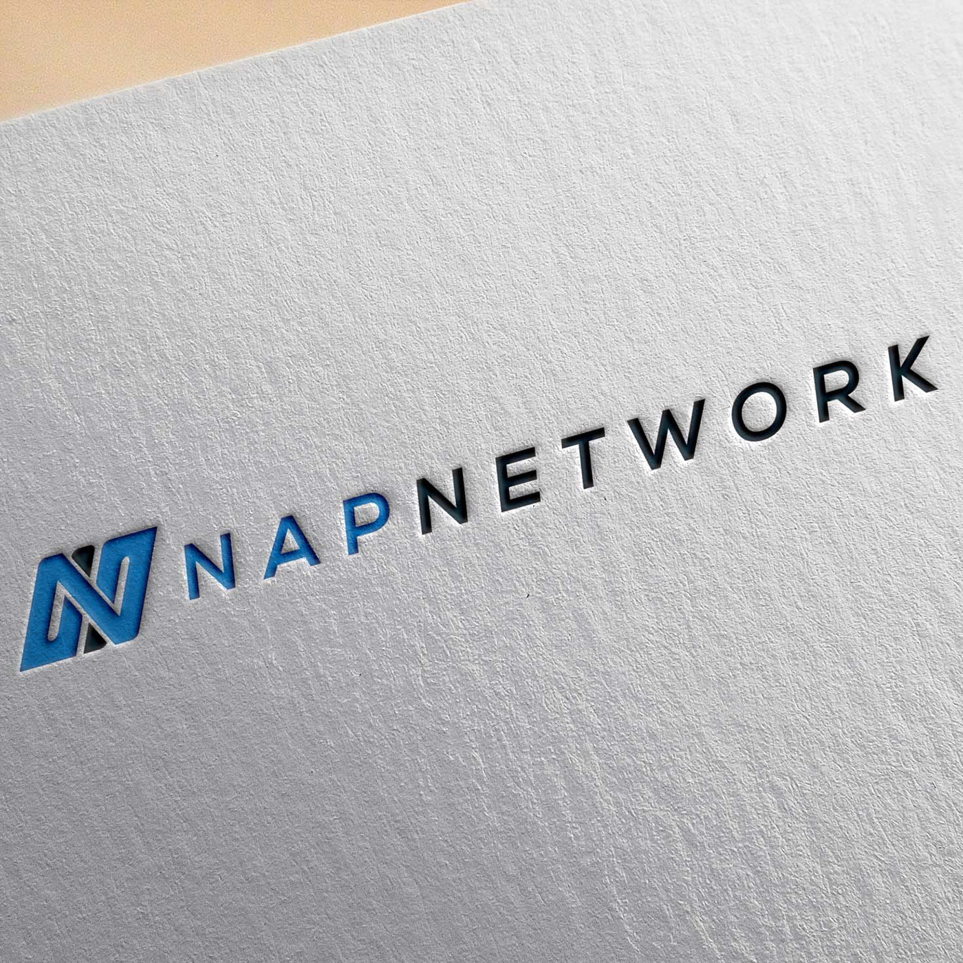 logo branding  network N letter a letter nap networking tech Technology news