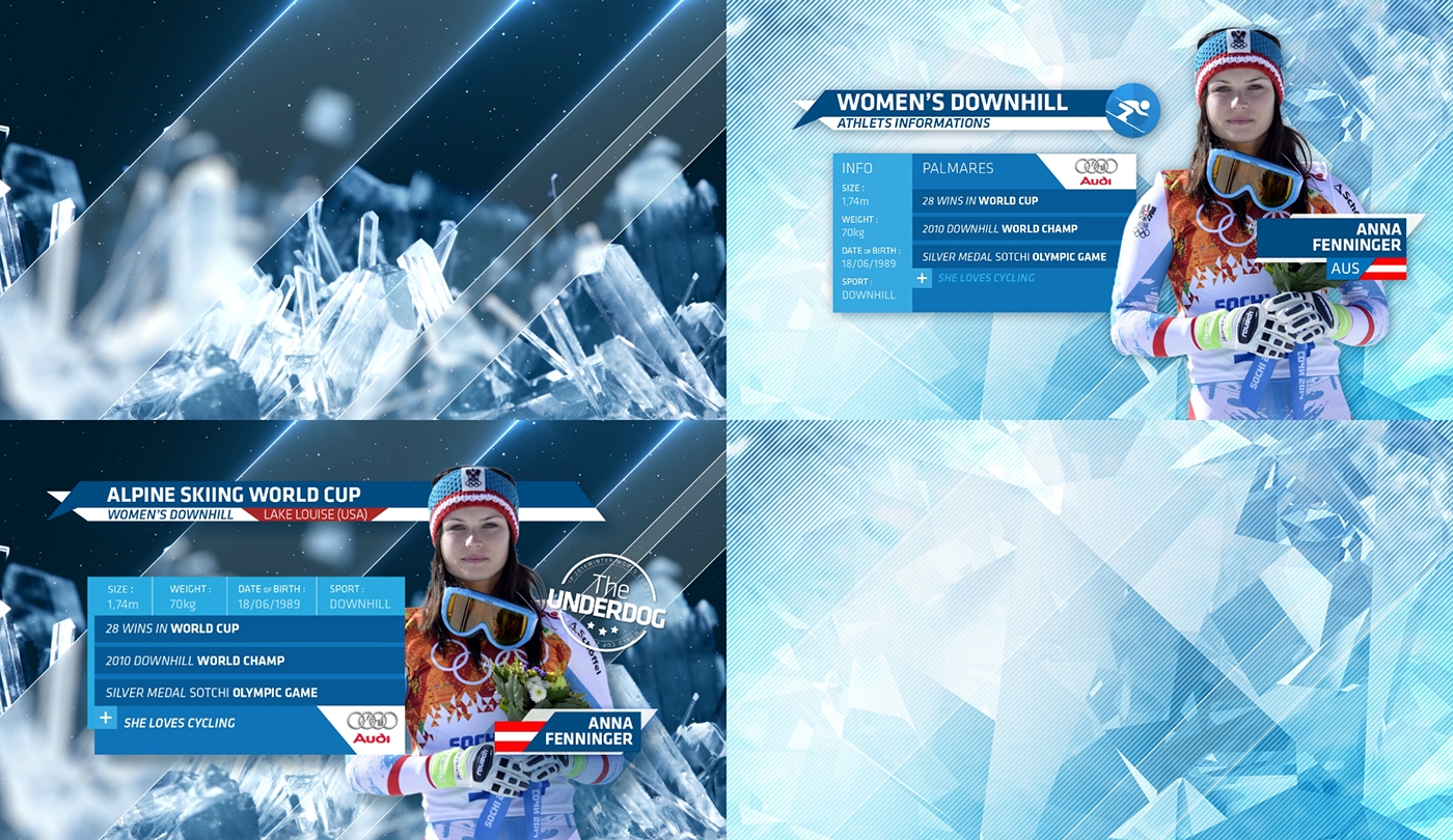 Eurosport Wintersport graphic design package broadcast