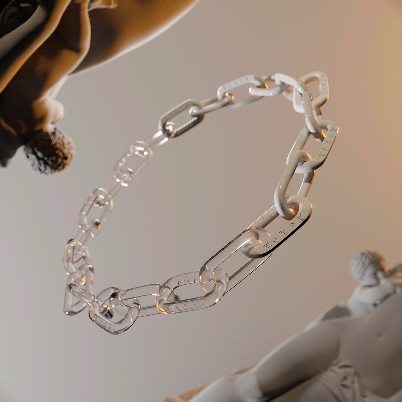 fashion accessory Jewellery CGI 3D Render visualization Advertising  Louis vuitton blender Digital Art 