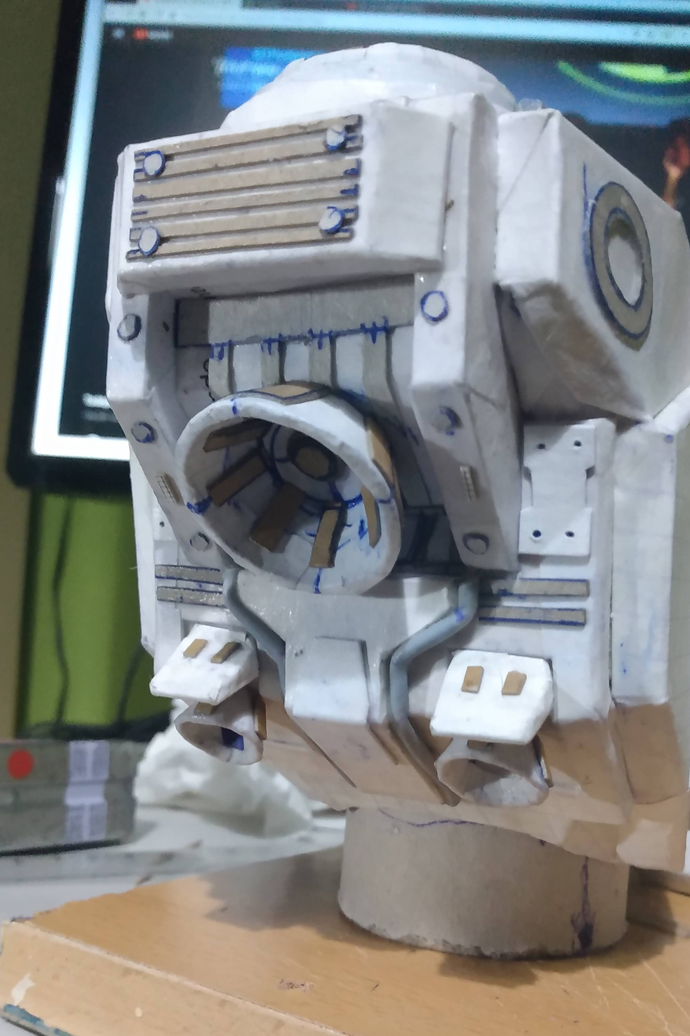 cardboard Character fanart handmade Miniature paper robot sci-fi Titanfall Videogames