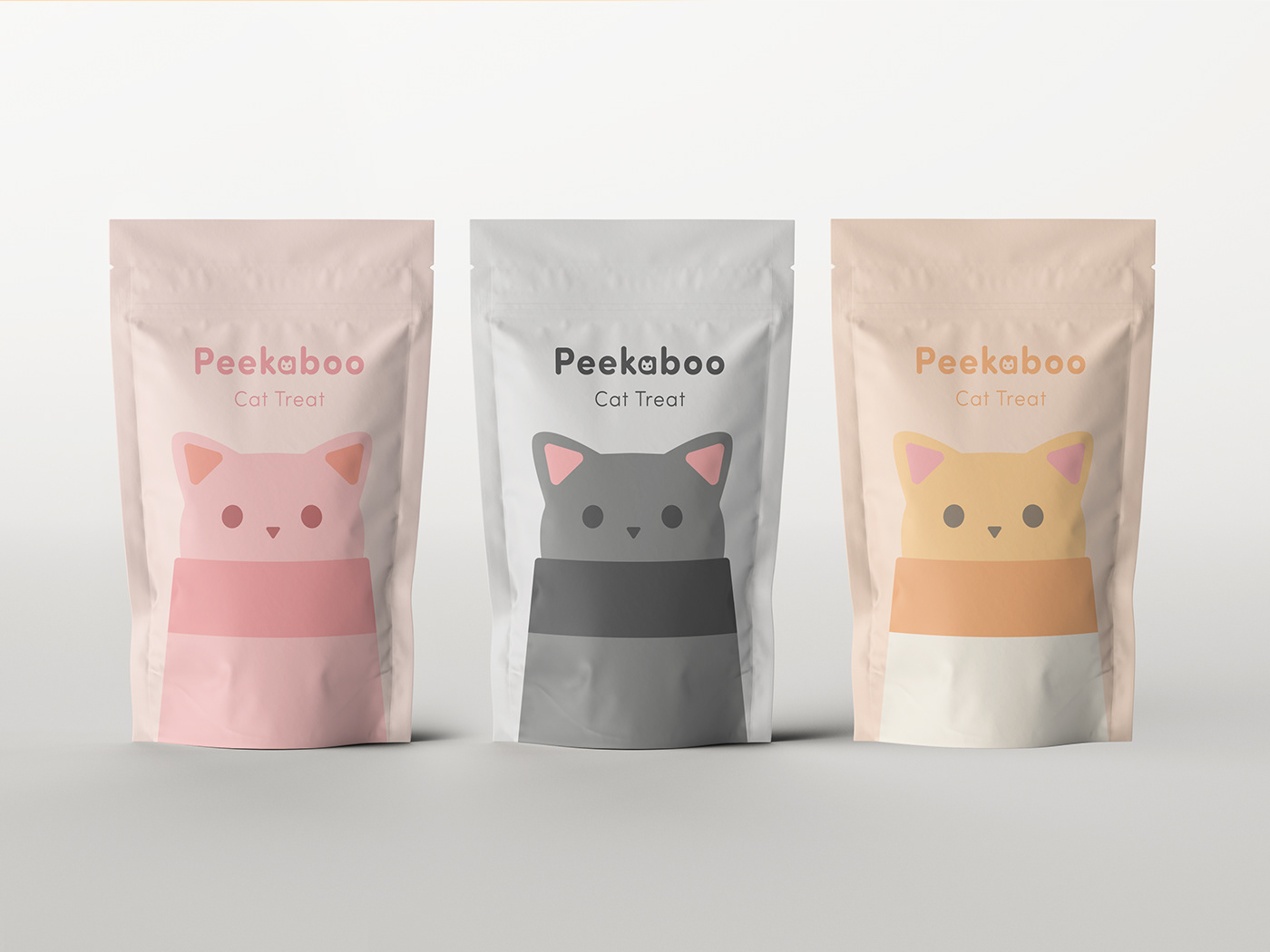 3D Packaging product design  animal Cat cute design Pet