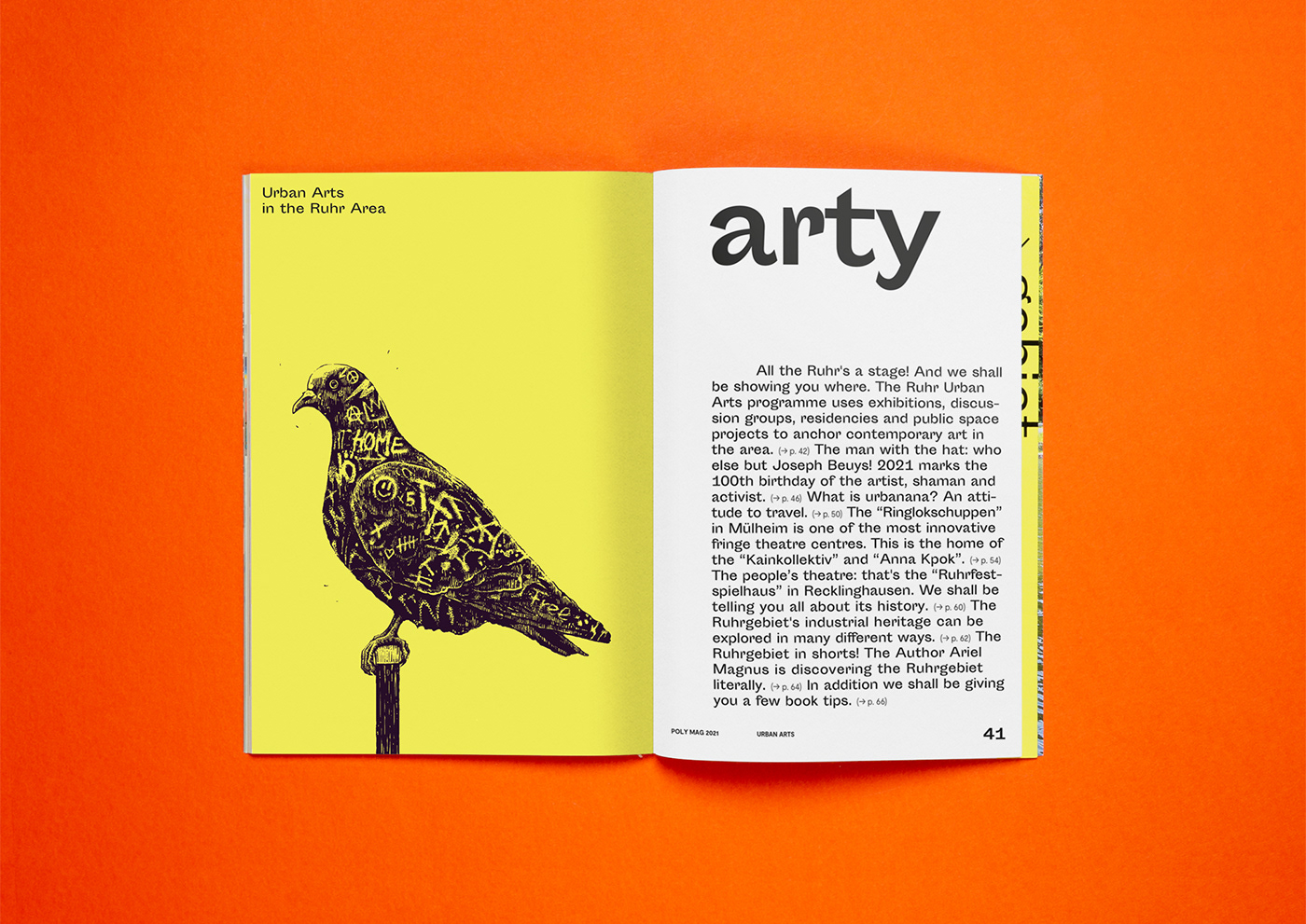 art culture editorial design  Guide ILLUSTRATION  Layout magazine Photography  publishing   ruhrgebiet