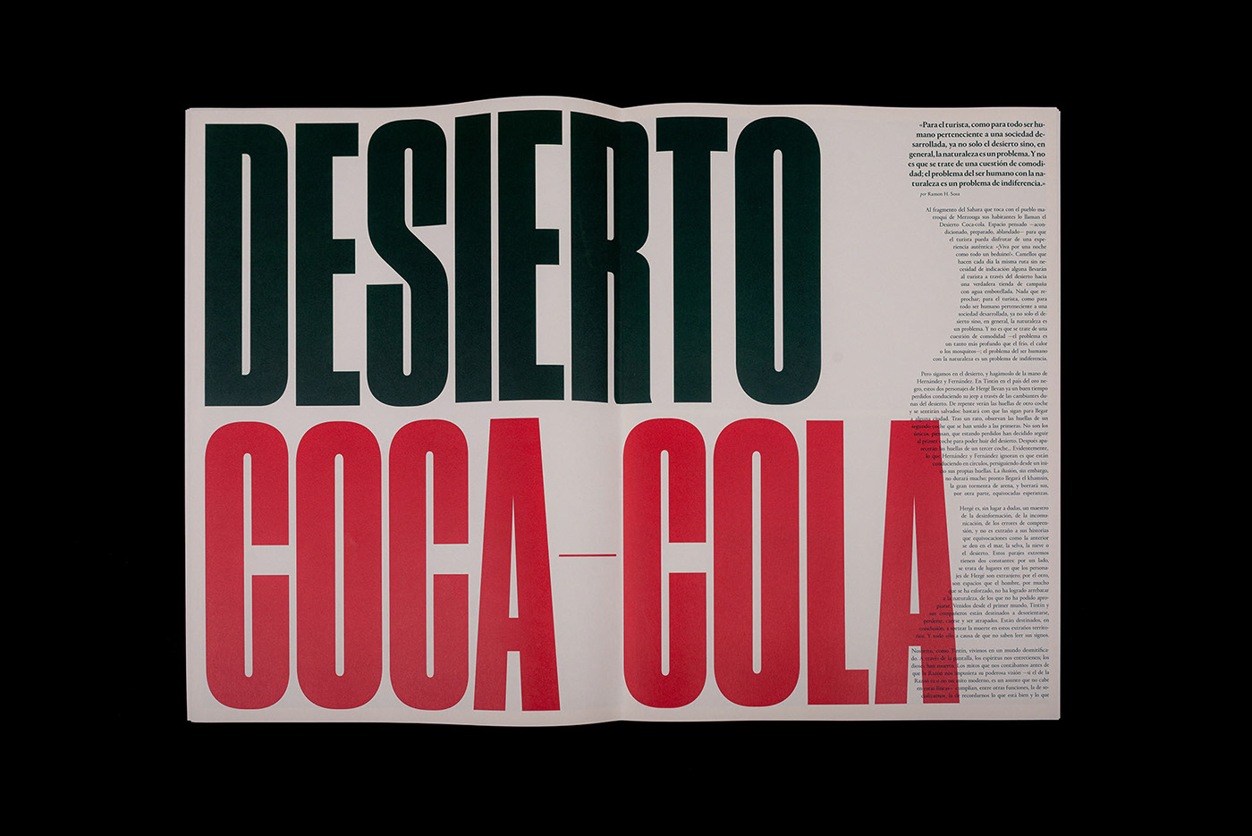 brand identity contemporary design editorial green magazine morroco Poster Design red typography  