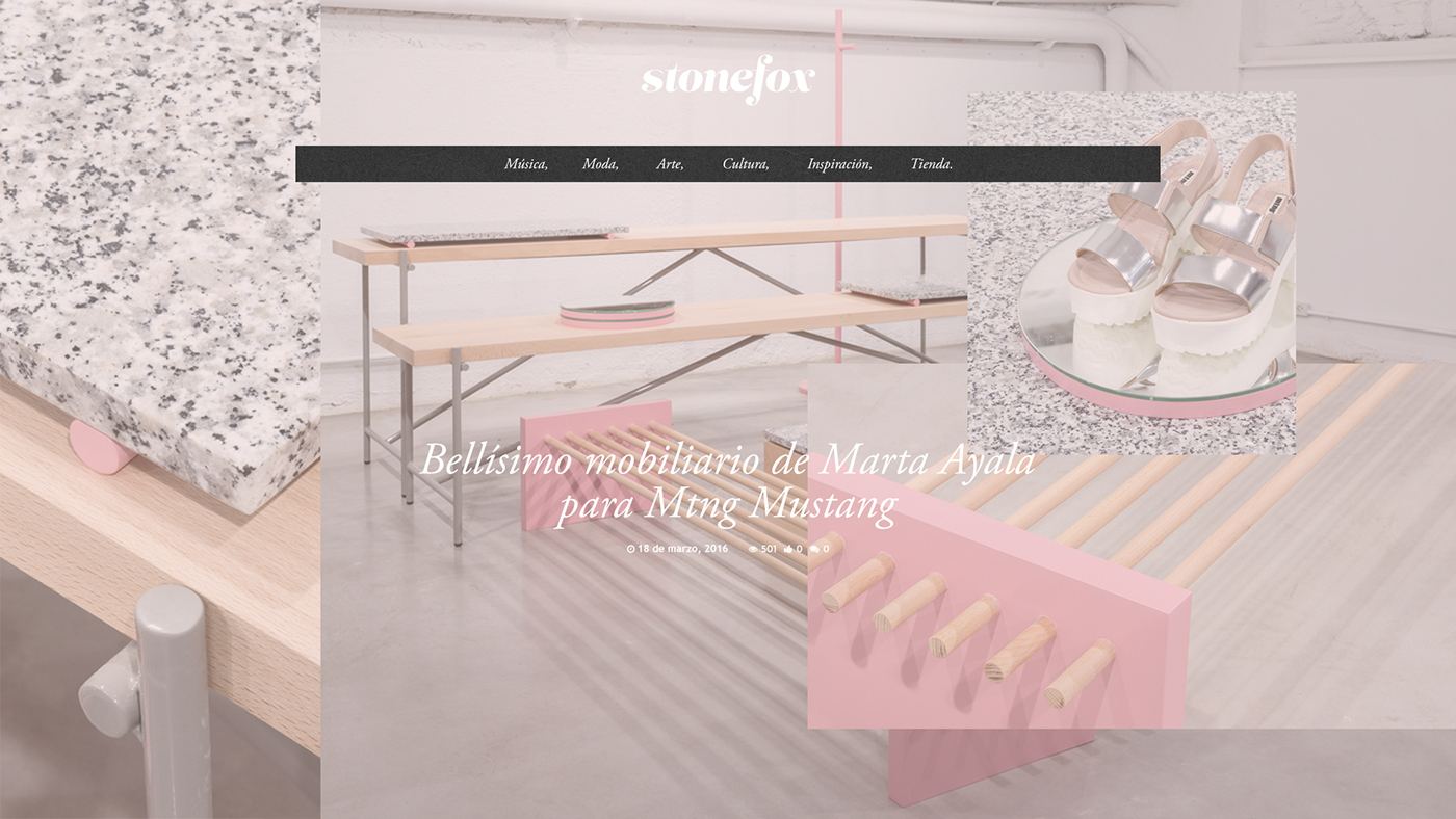 Blog Website soft pink graphic system floral cute girly gender neutral pink new neutral pantone 2016 Foxy Garamond lifestyle fresh refined