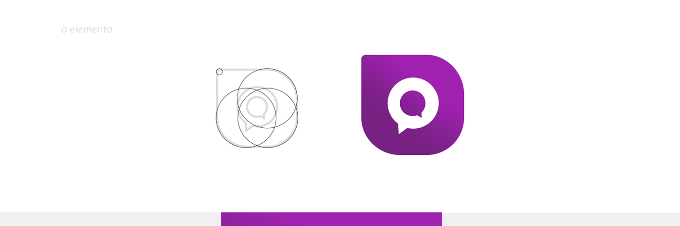 branding  loquaz site Website logo purple