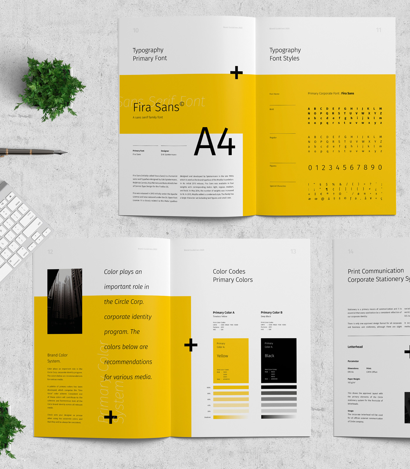 brand brandbook company Corporate Design Guide guidelines identity manual Proposal Stationery