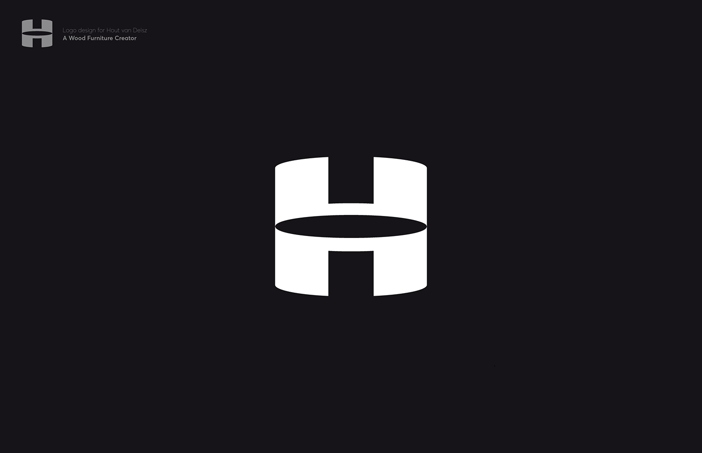 logo design identity branding  black White monochrome