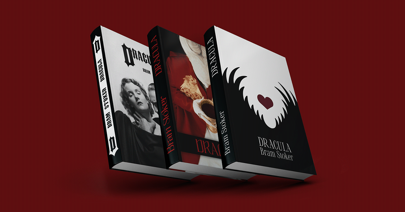 book cover book design dracula ILLUSTRATION  gothic horror типографика полиграфия обложка книга