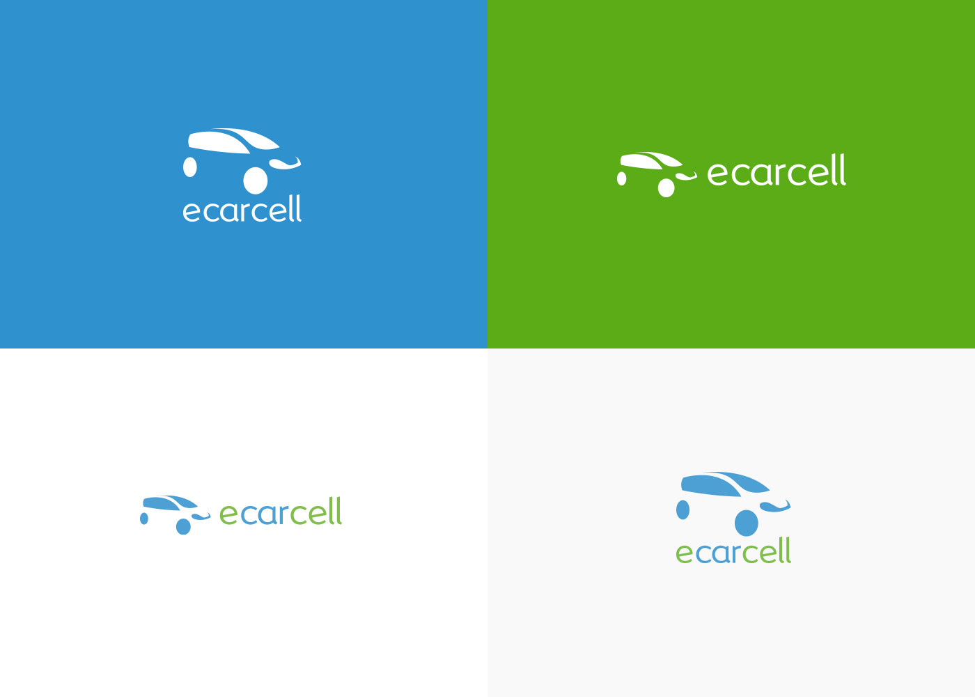 ecarcell Cars branding  Webdesign Electric Car car Transport electric sharing mobility