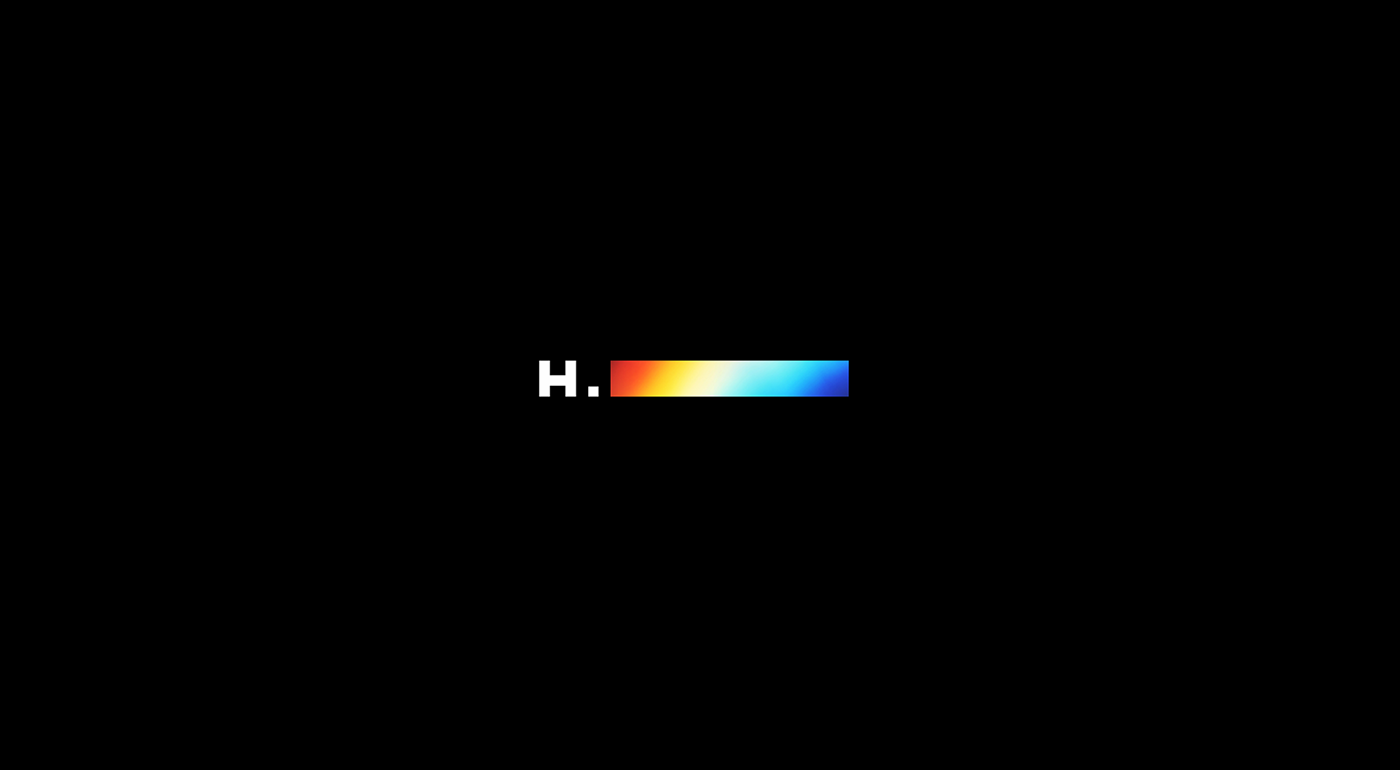 gradient holo holographic logo Logotype motion personal foil hykavy Rebrand