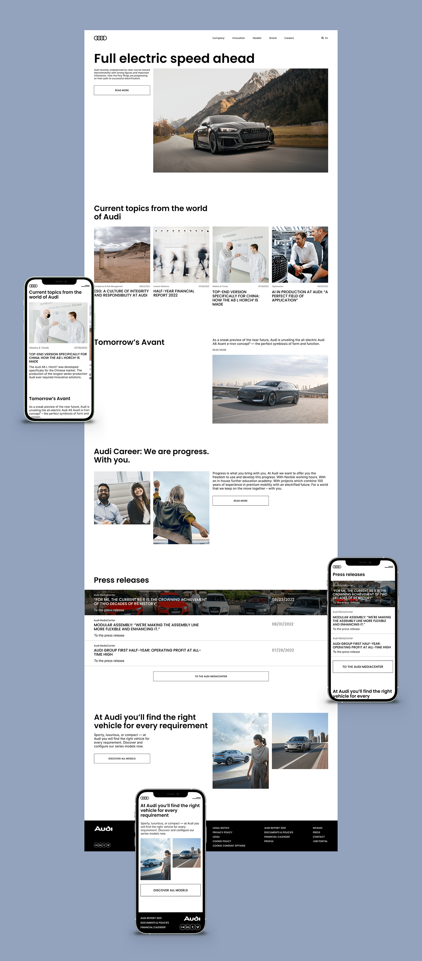 business car company concept corporate UI/UX uprock user interface visual Web Design 