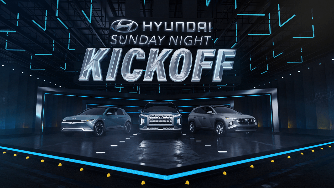 Cars Hyundai ioniq palisade showroom SUNDAY NIGHT FOOTBALL tucson