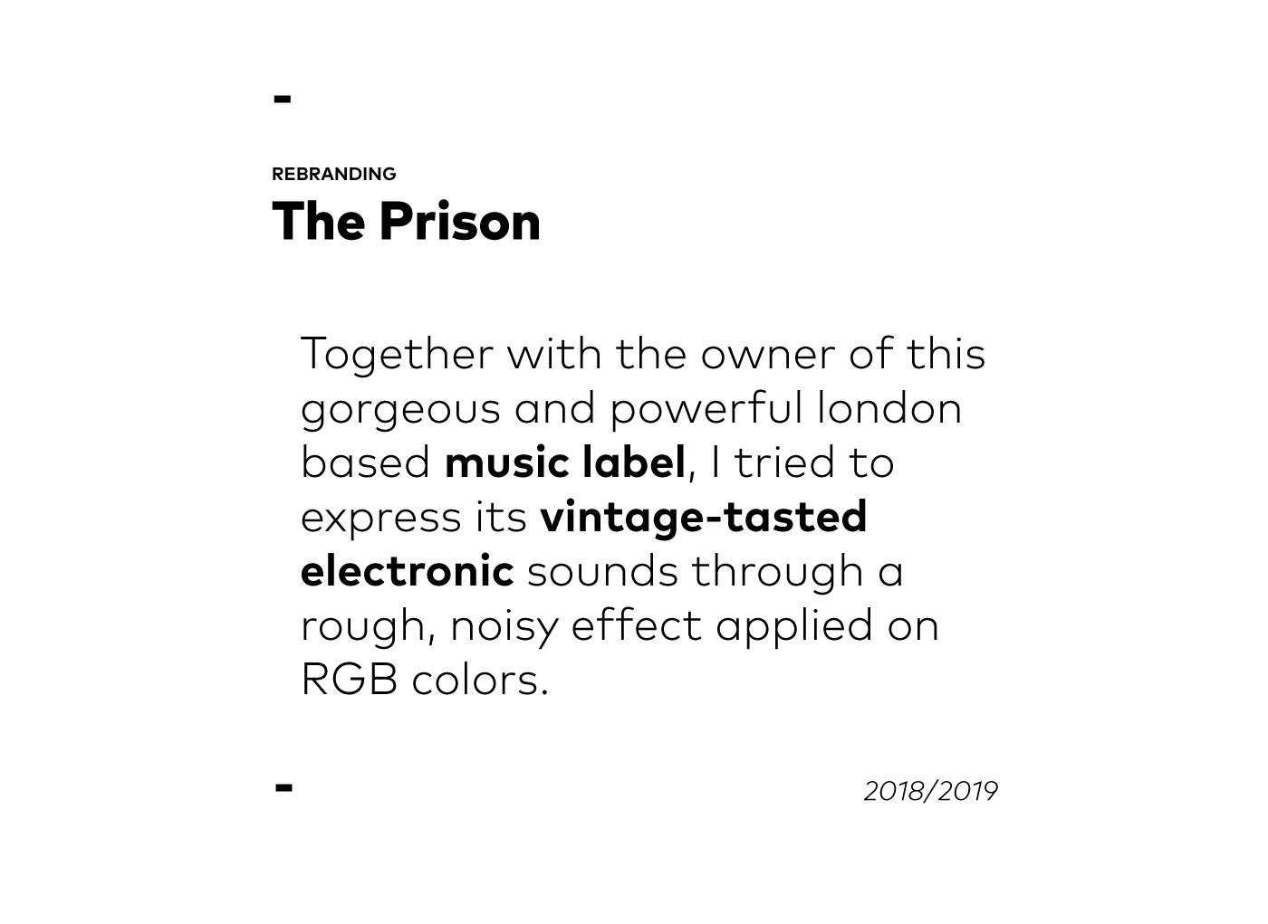 rebranding logo music the prison Label theprisonlabel London RGB colors inspiration