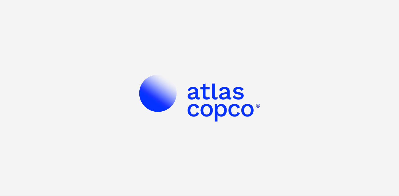atlas copso blue branding  Compressors corporate rebranding world