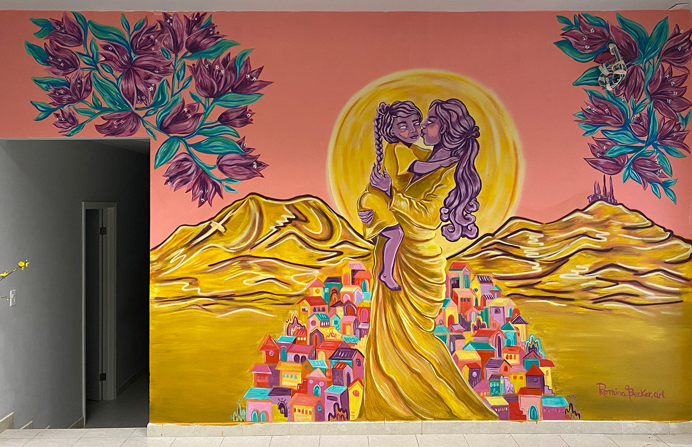 Mural painting   mujer acrilico pintura arte ilustracion aerosol