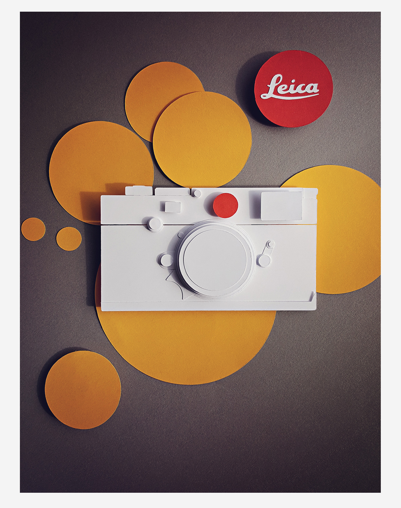 Leica m10 paper papercraft camera red handmade papercut paperwork Photography 