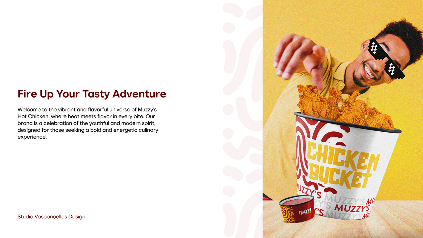 design logo chicken restaurant Food  identidade visual identity visual identity Logo Design brand identity