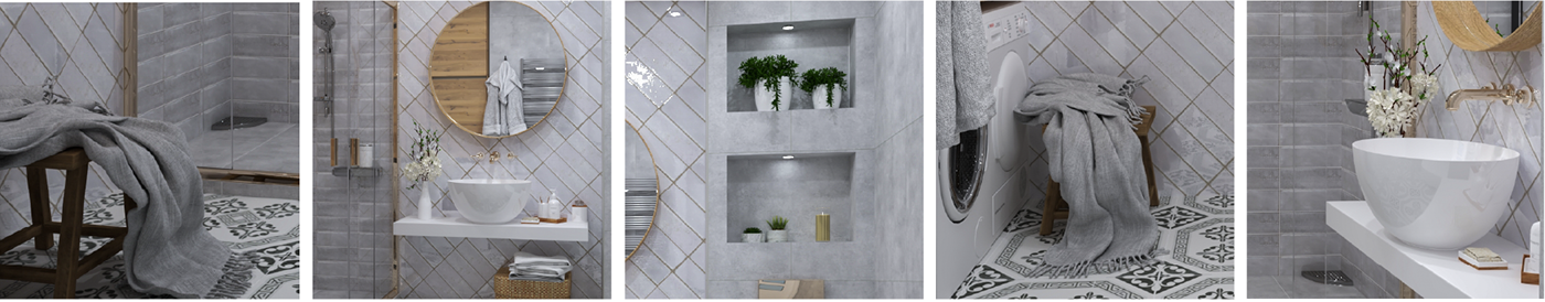 bathroom Interior design interior design  Render visualization