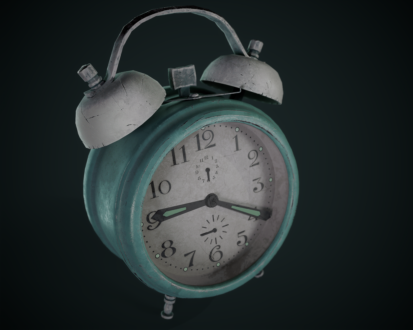 clock 3D Render Game Art props