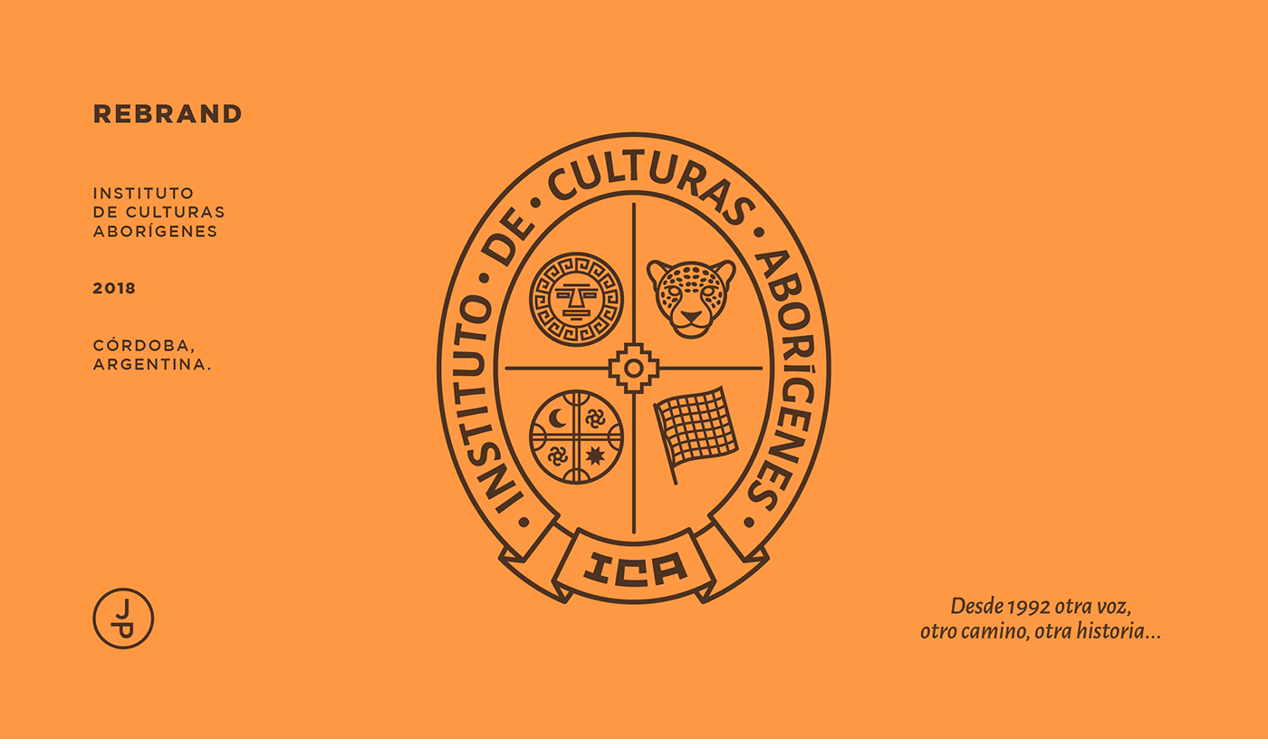 escudo pueblos originarios culturas aborígenes heraldica rebranding Rebrand cordoba