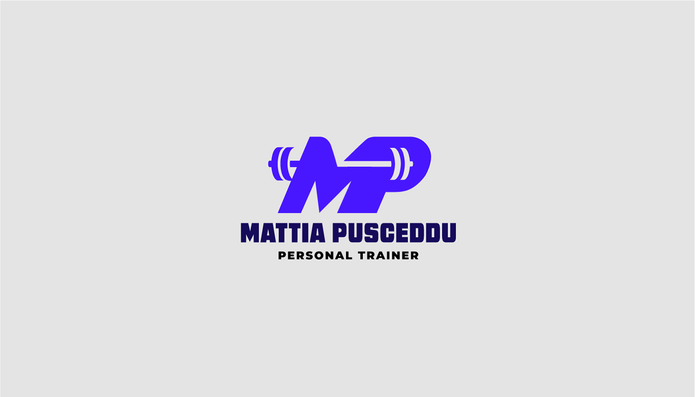 design gym logo logodesign logogrid LogoMockup mplogo personaltrainer Socialmedia sports training