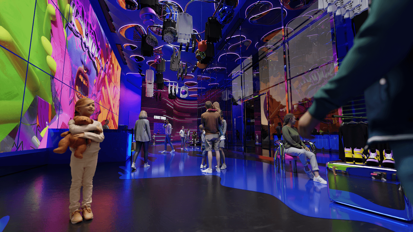 interior design  3D environment themed entertainment