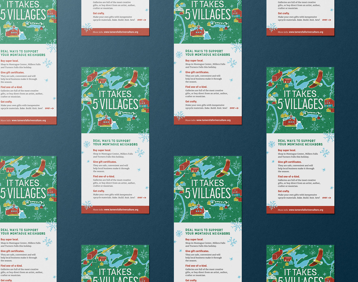 brochure campaign flier flyer Holiday Landmarks Layout leaflet map rack card