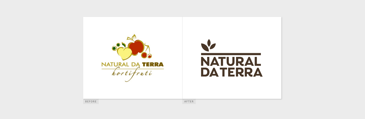 brand logo Logomarca natural terra Brazil Brasil mark Food  Nature