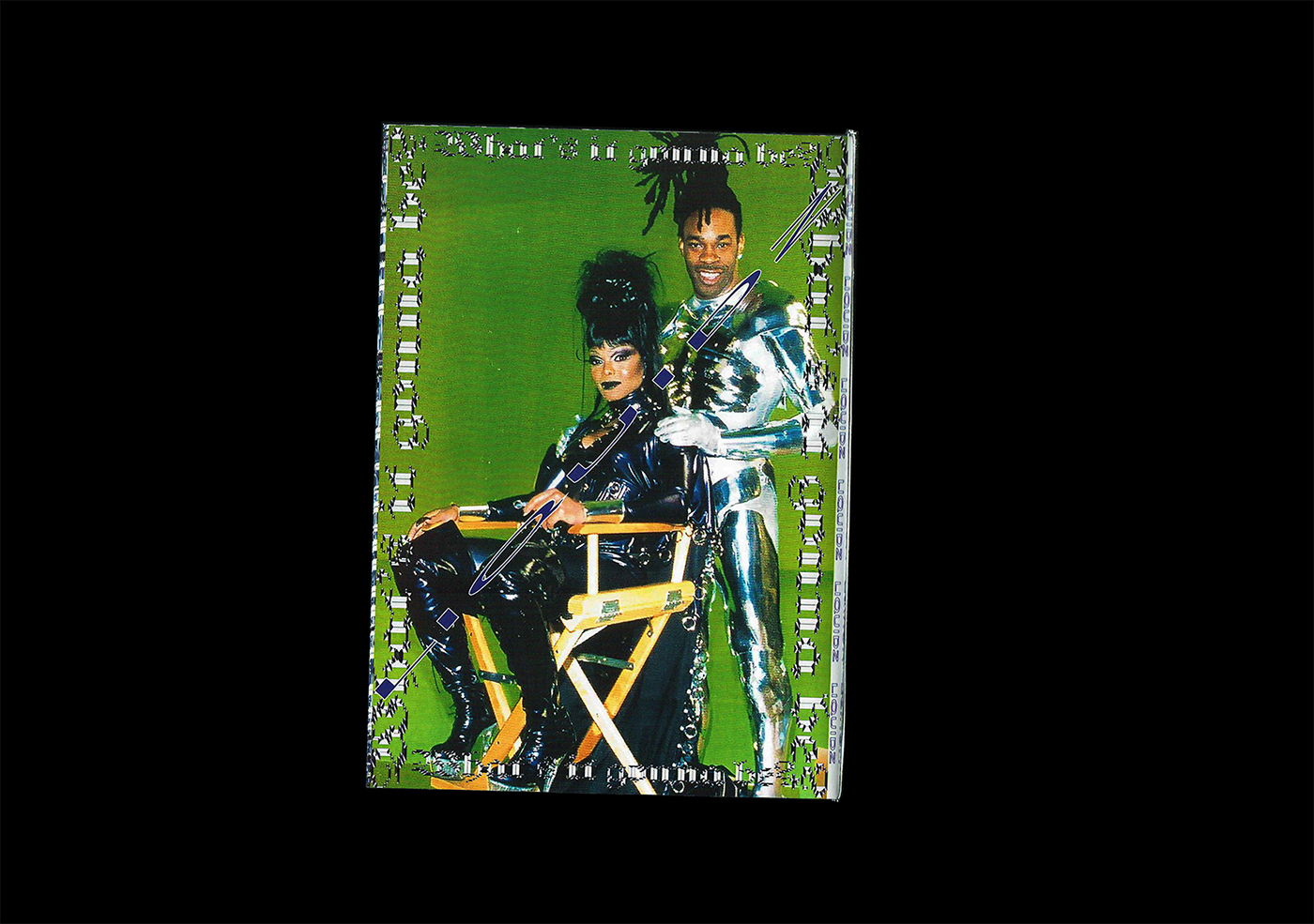 busta rhymes Janet Jackson typography   music poster Zine  rap R&B
