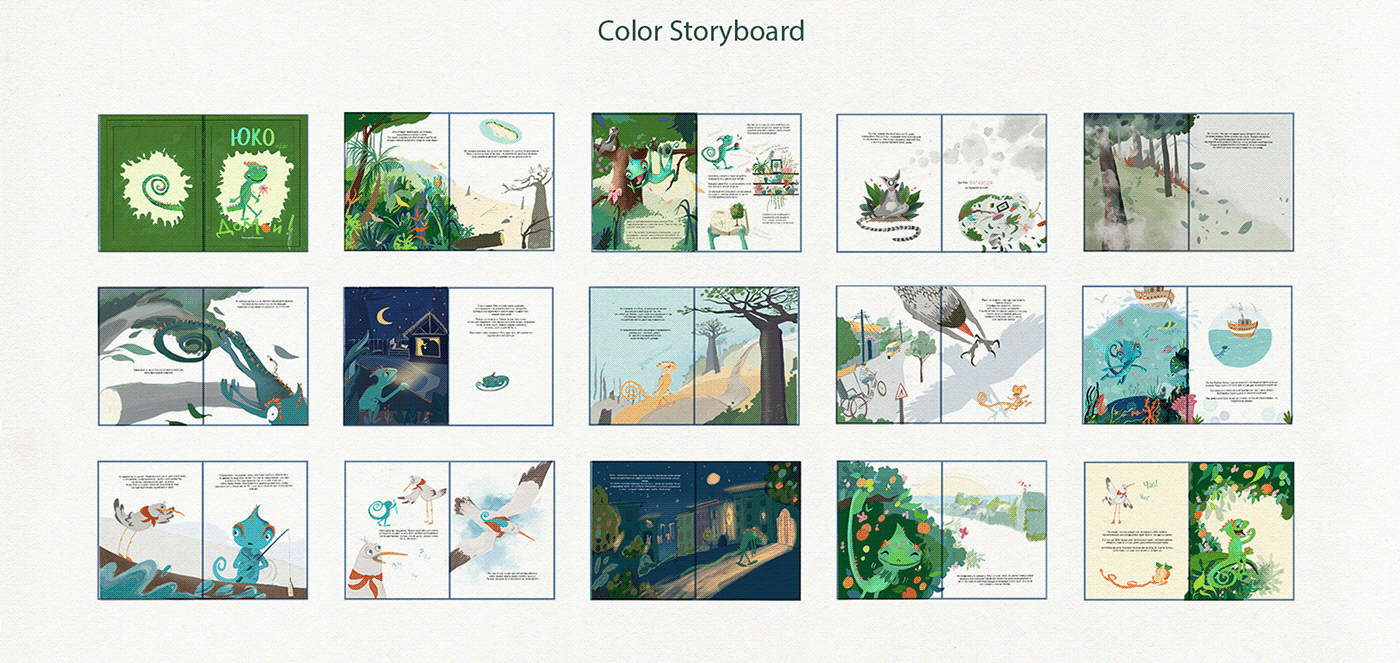 Picture book children illustration Character design  cartoon adventure animals Nature colorful book cover book