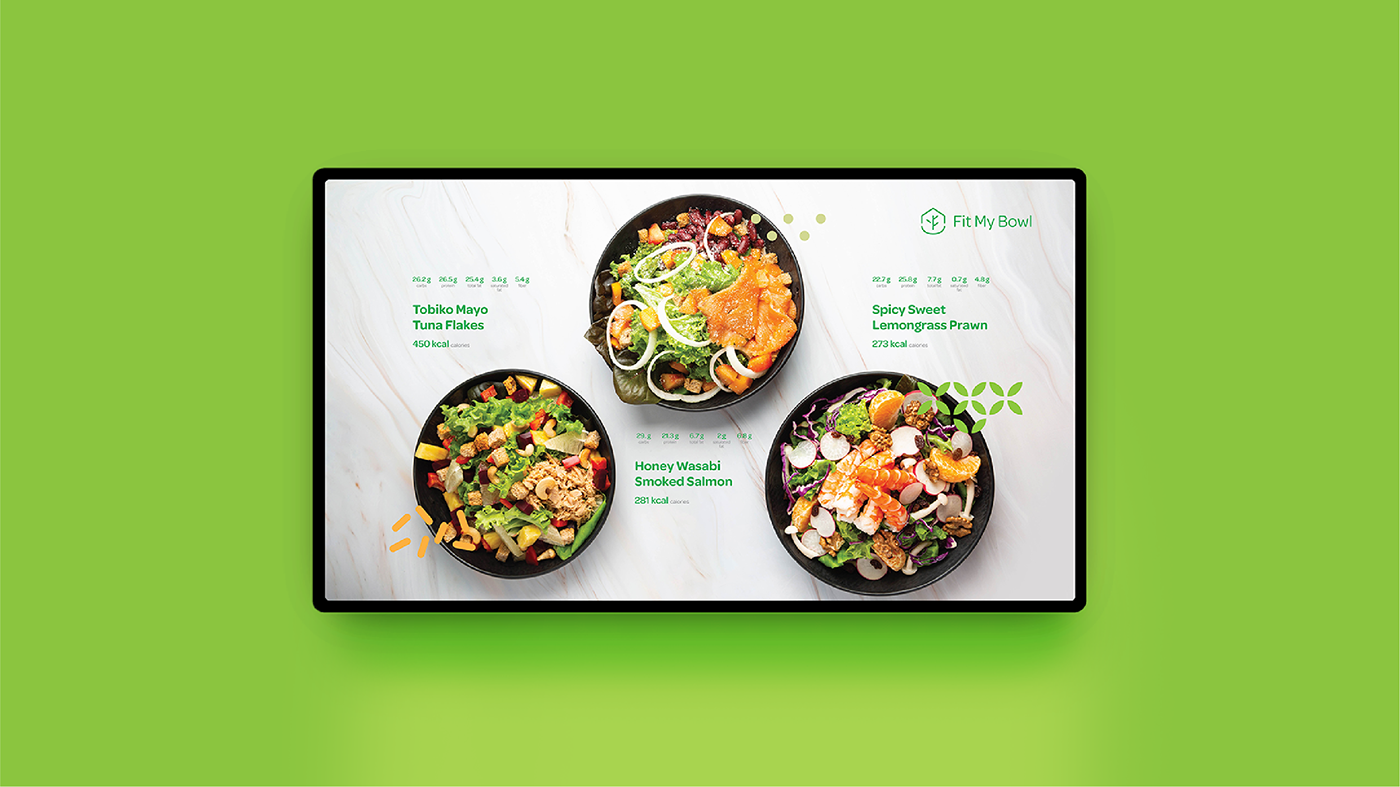 brand identity food and beverage green healthy johor bahru malaysia pokebowl restaurant salad superfood