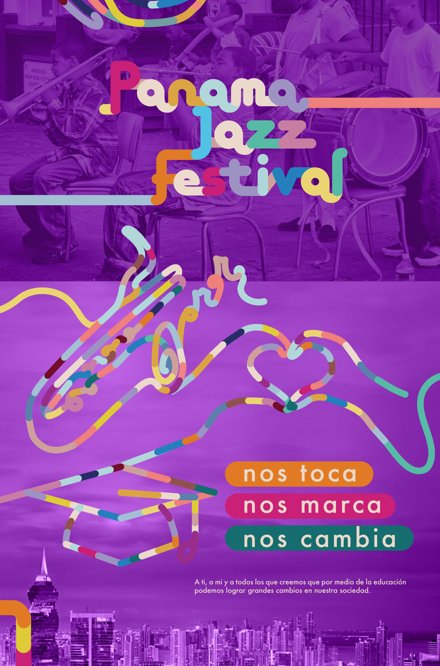 jazz festival branding  music Latin festivales cultura creatividad diseño panama