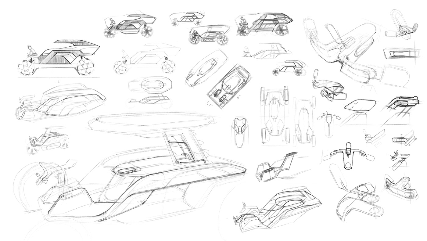 Land Rover iceland design car design sketch Autonomous electric Project photoshop automotive  
