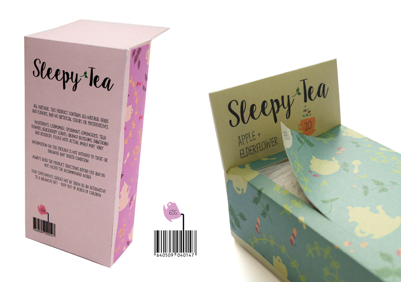 'art direction' 'branding' 'packaging' sleepy tea sleepy tea packaging Tea Packaging
