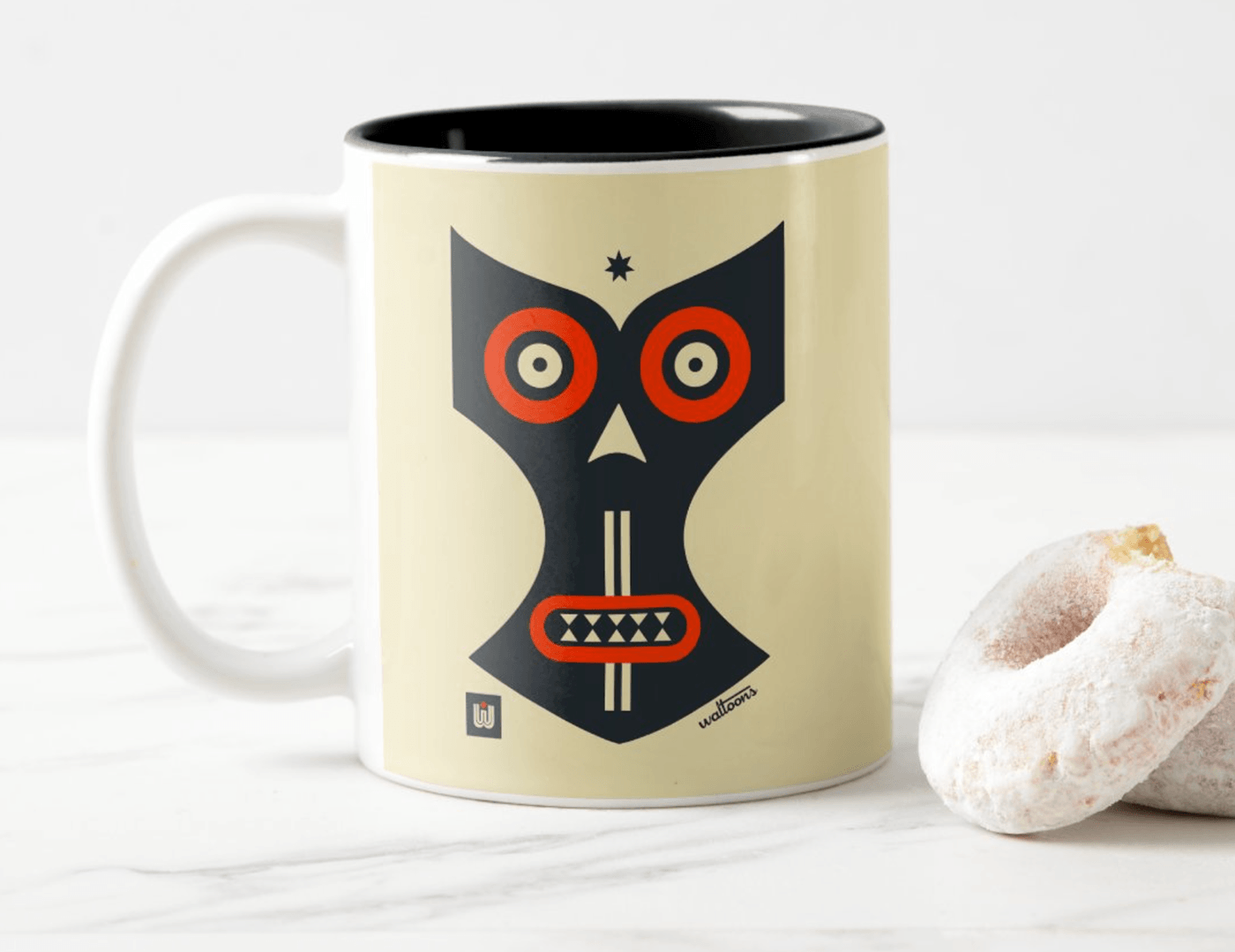 merch design coffee mug t-shirt T-Shirt Design Tote Bag Merchandise Design strange weird cartoon bold graphic