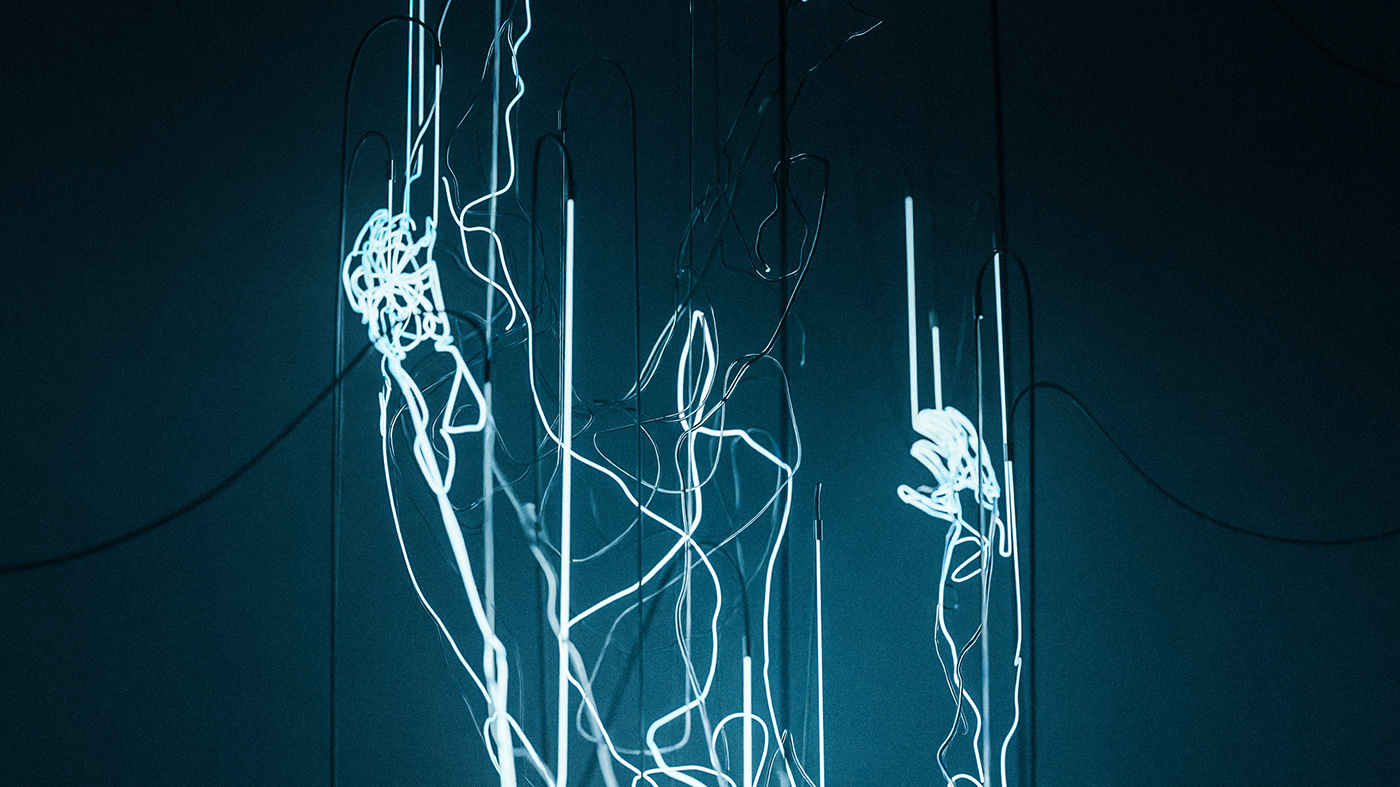 3d modeling dark design Digital Art  ILLUSTRATION  light neon sketch Virtual reality graphic design 