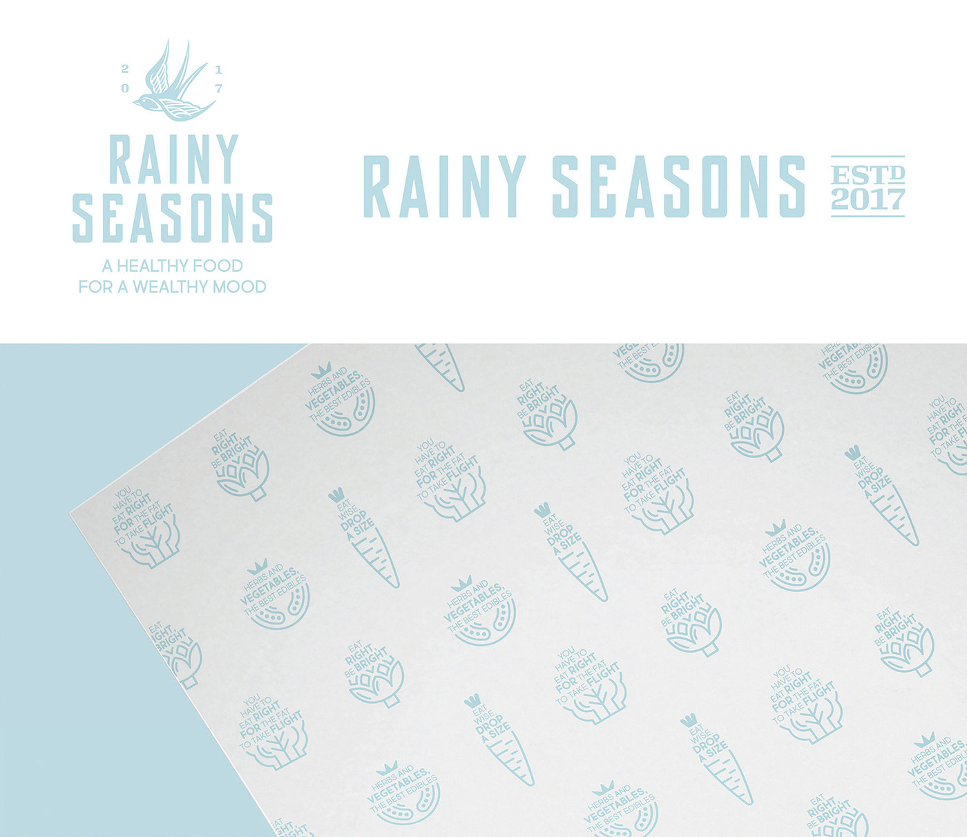 Umbrella vegetables rainy seasons brand identity Logo Design package Packaging packaging design product design  visual identity