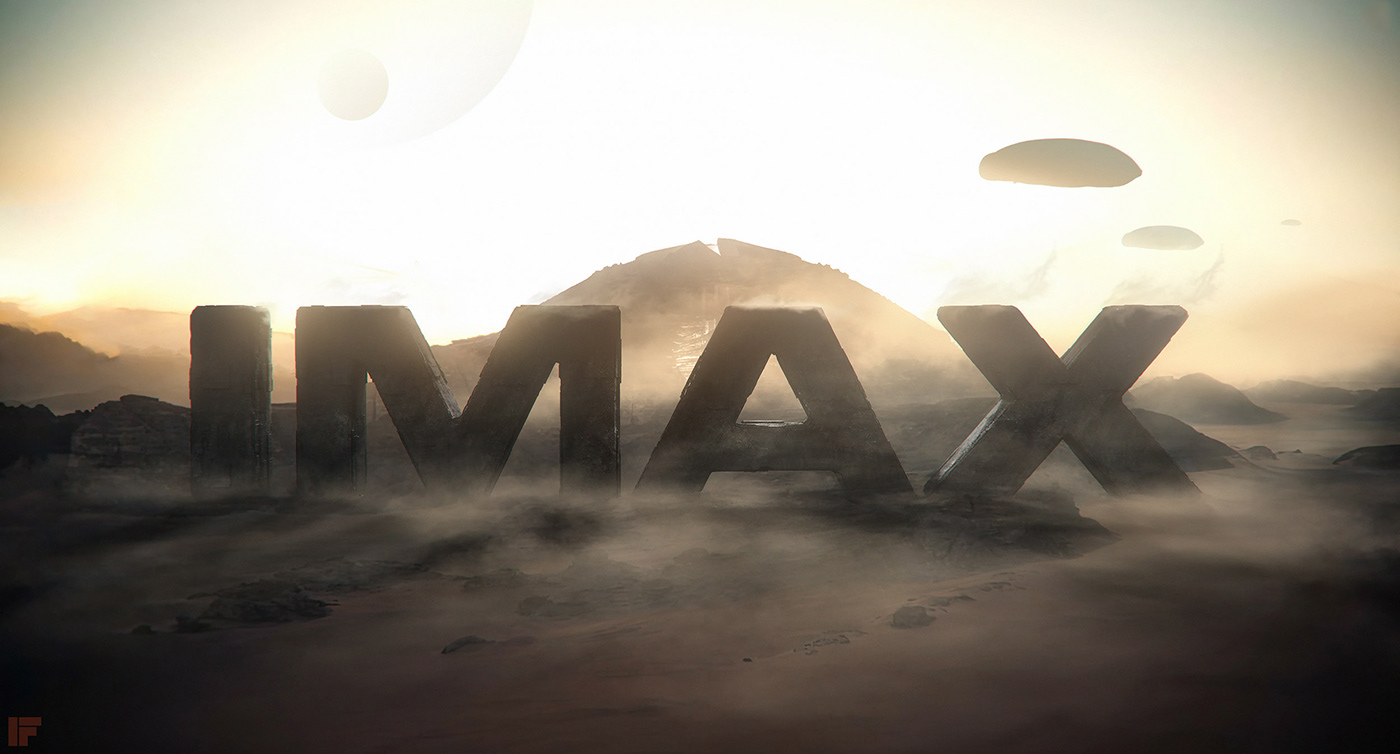 iMAX dune brand concept art Scifi ILLUSTRATION  arrakis desert Cinema VisDev