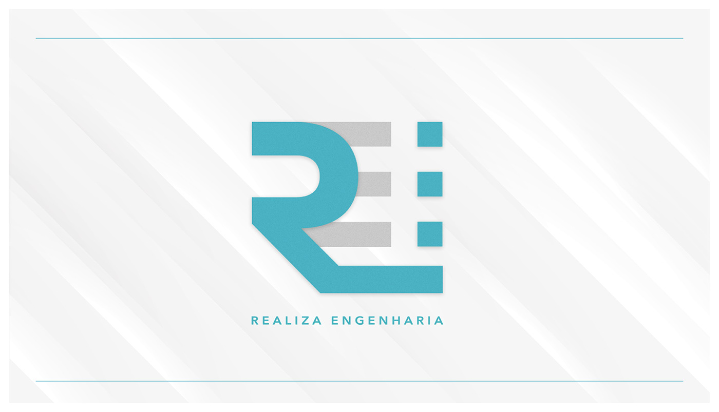 branding  Engenharia identidade logo visual