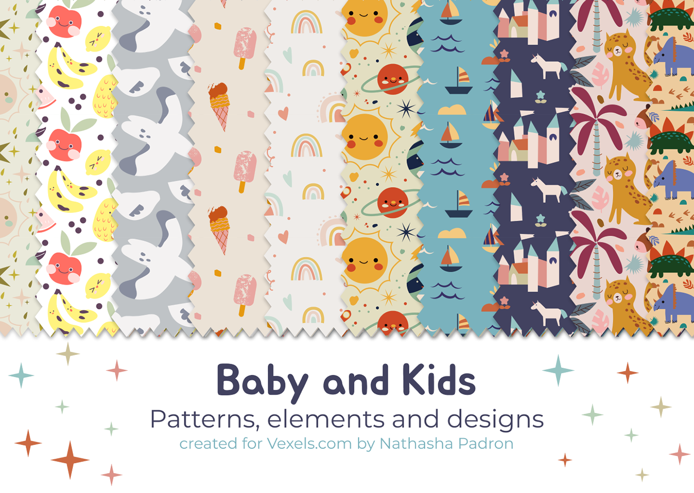 pattern design  textile Fashion  surface design kids children's illustration pattern seamless wallpaper print