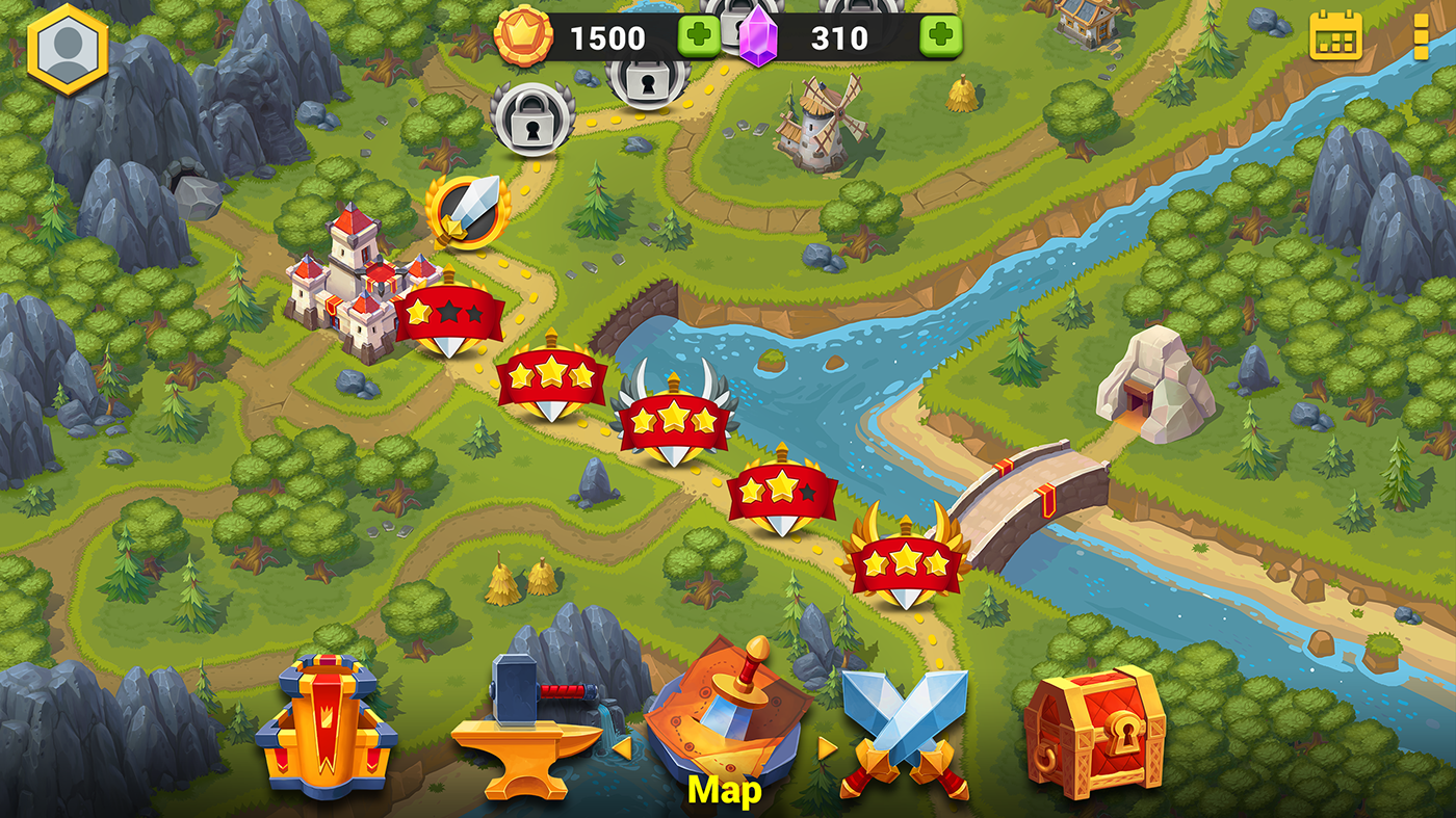 fantasy medieval Tower Defense Toy Defense Fantasy ios android game mobile Melsoft Games Melsoft